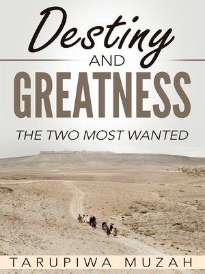 cover image of Destiny and Greatness